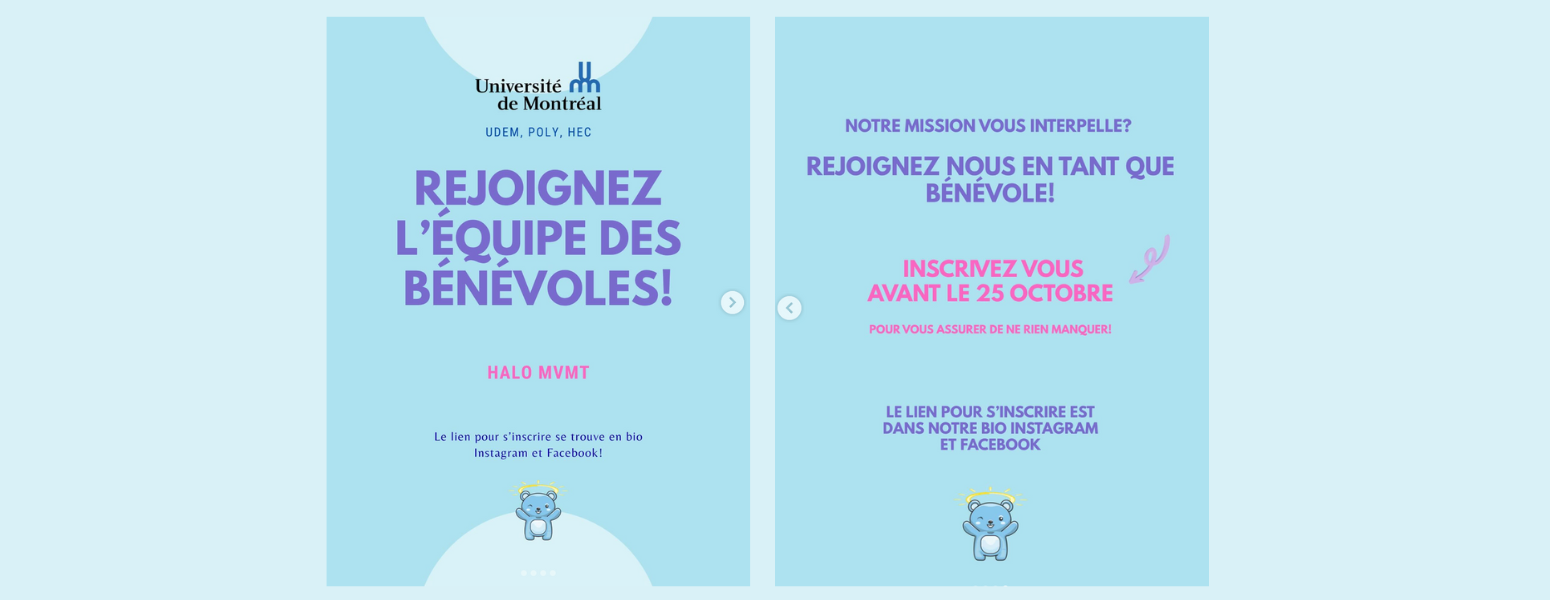 Recrutement de bénévoles pour Halo Mvt