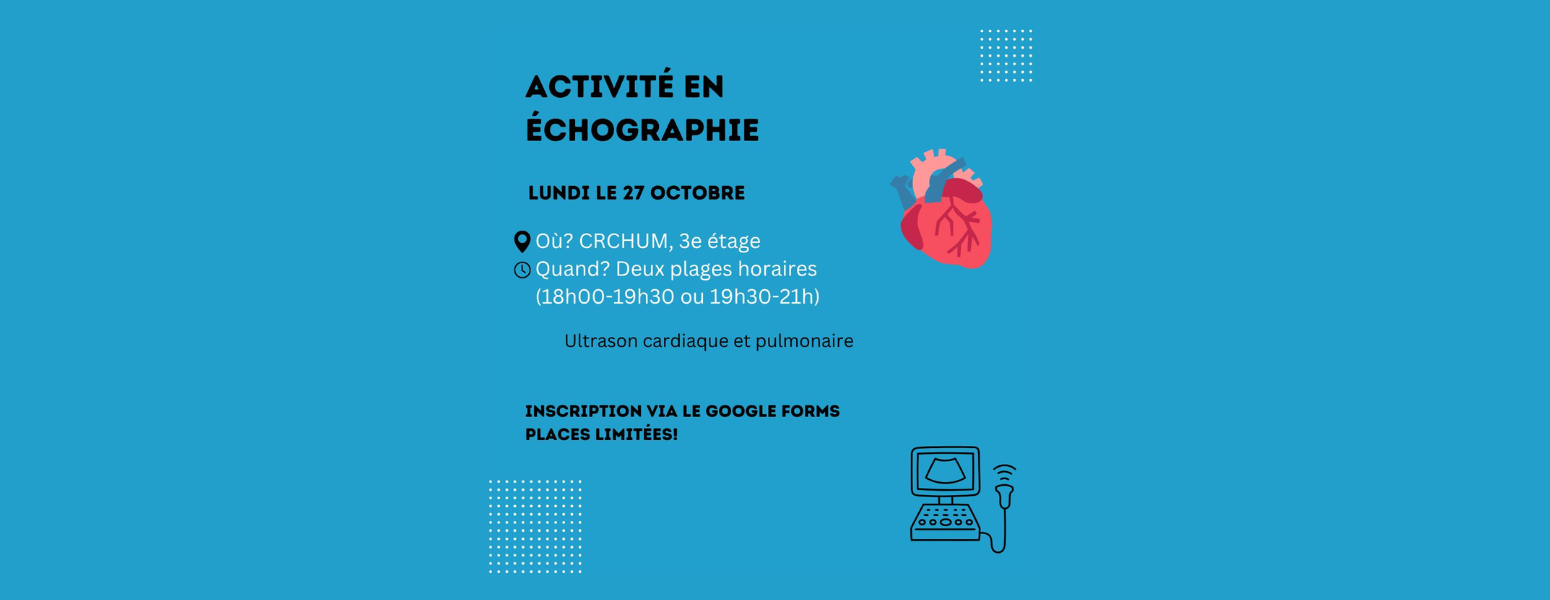 Activité en échographie : GIUSUM