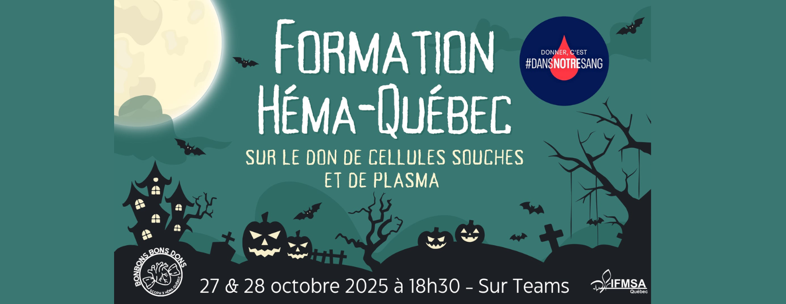 Formation HÉMA-QUÉBEC: Projet Bonbons bons dons