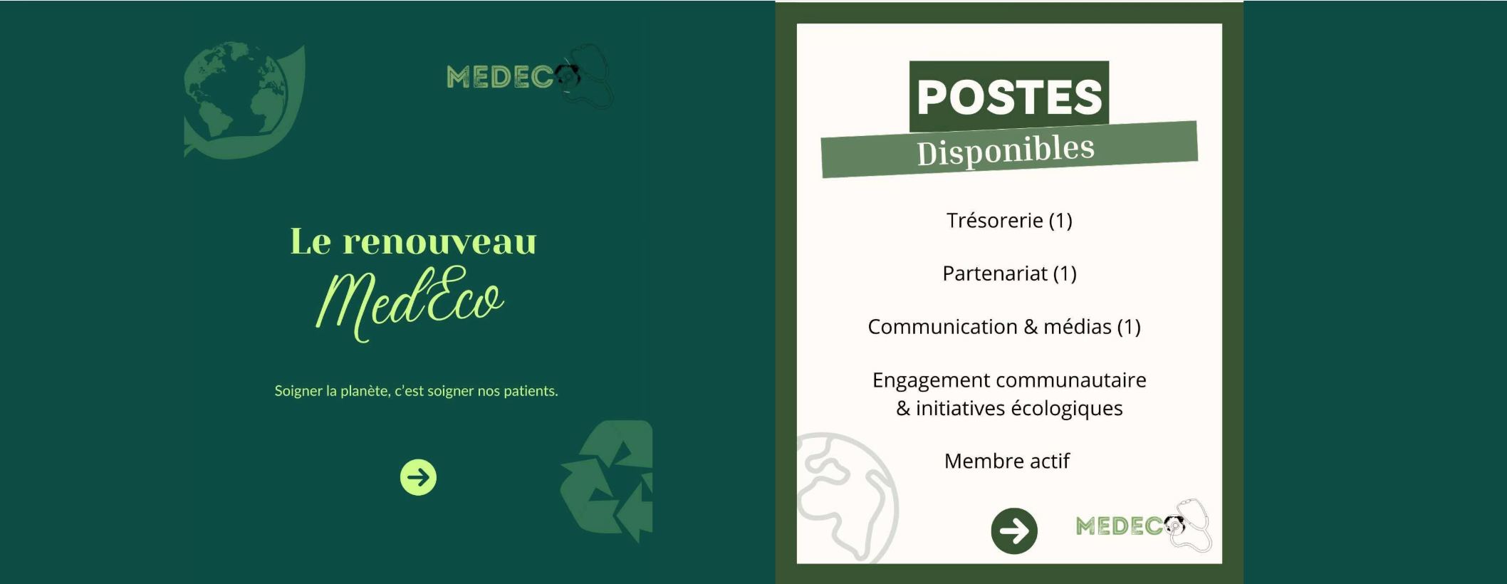 MedEco – Recrutement