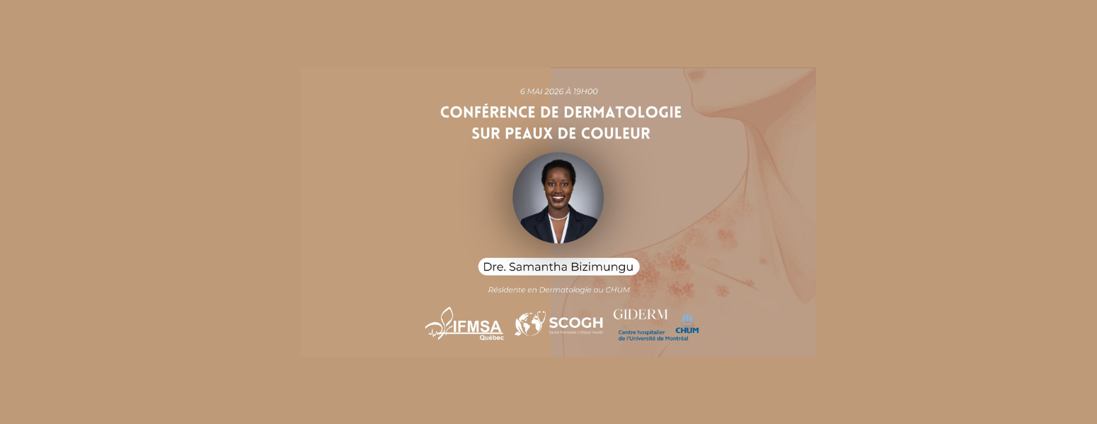 Conférence de dermatologie sur peaux de couleur