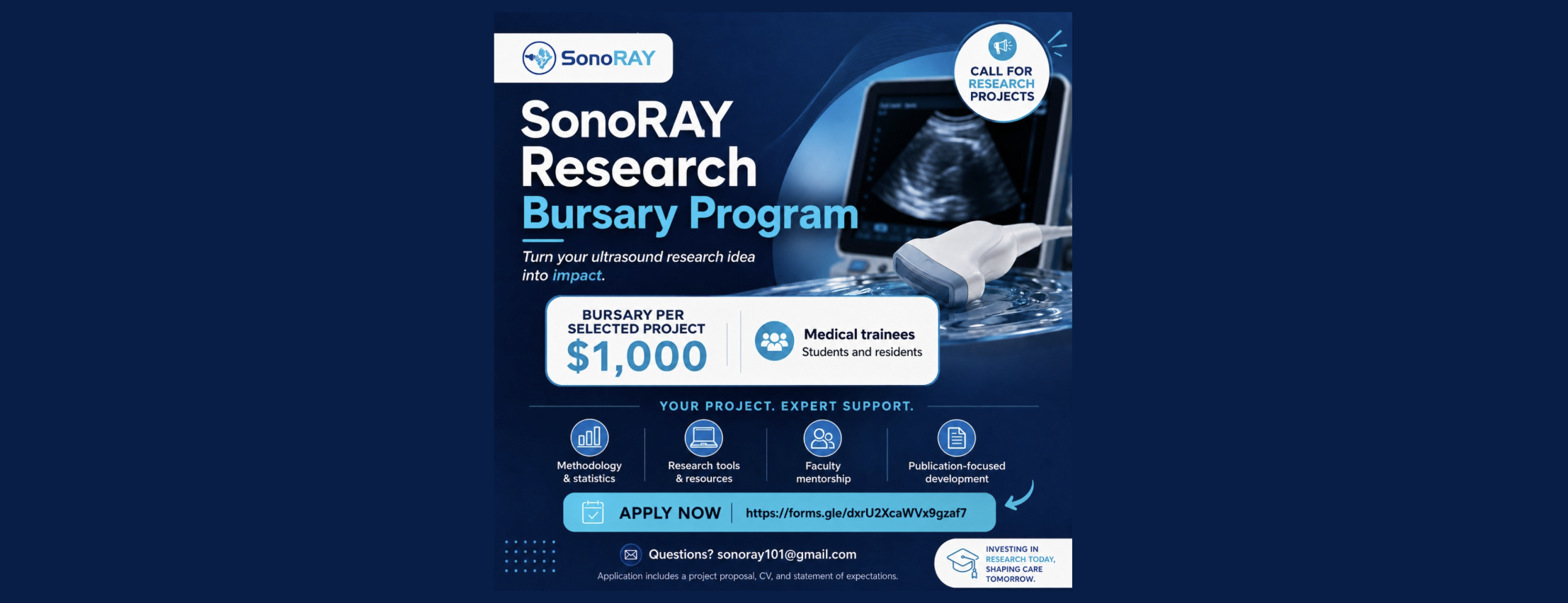 SonoRAY Research Bursary Application
