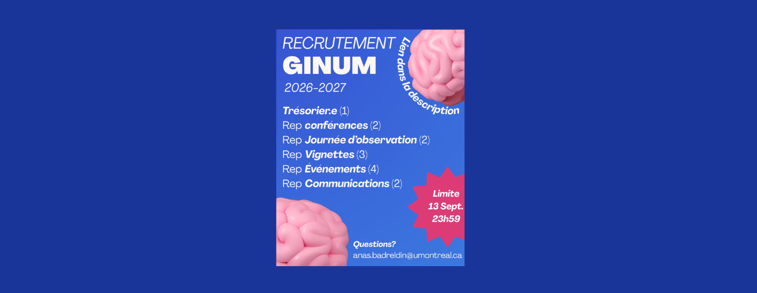 Recrutement – GINUM