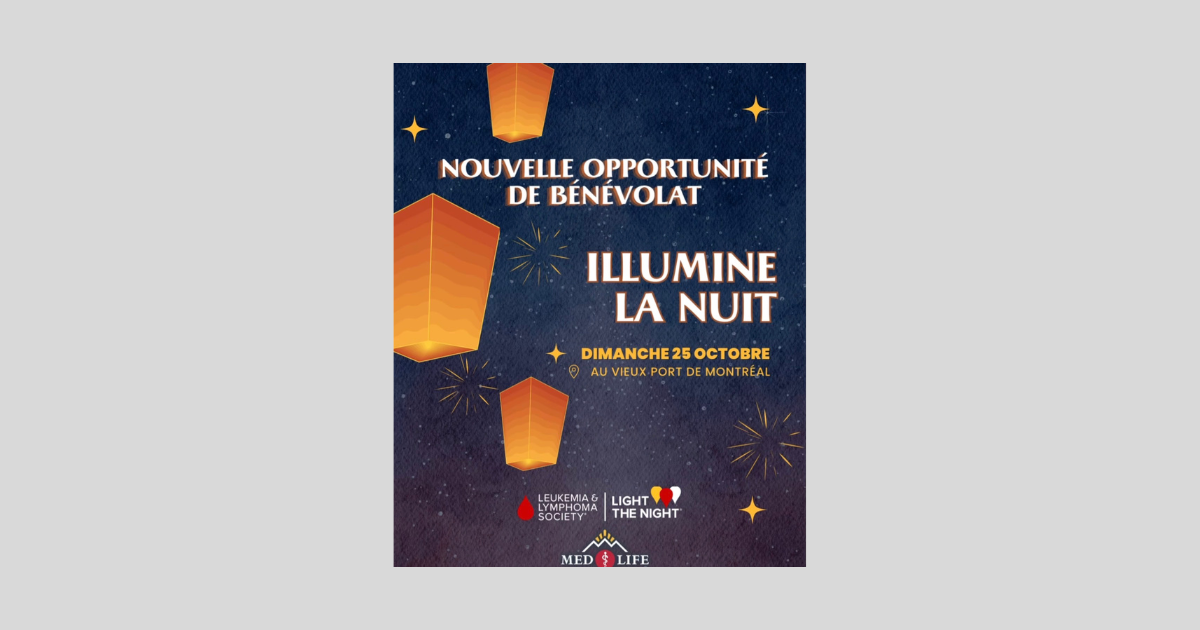Opportunité de Bénévolat – Illumine la nuit